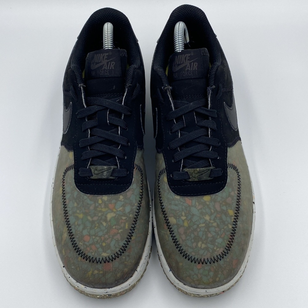 Nike Air Force 1 Crater Men's 7.5 Recycled Black Photon Dust Sneakers CZ1524-002 - Picture 4 of 8